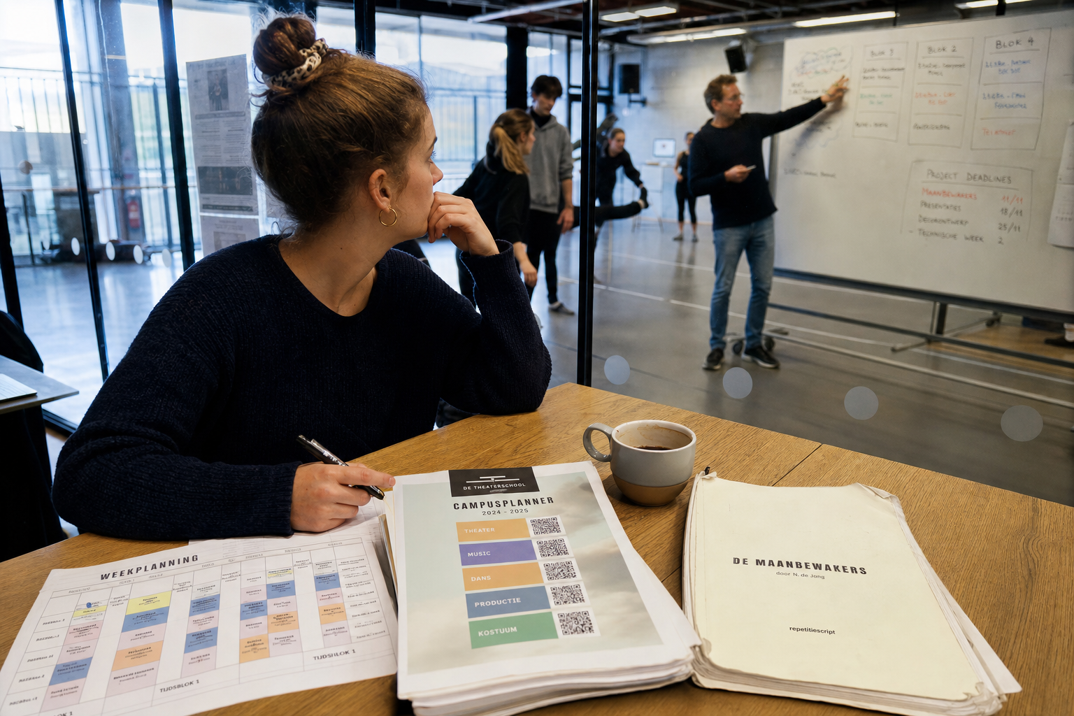 Typische week op een theaterschool