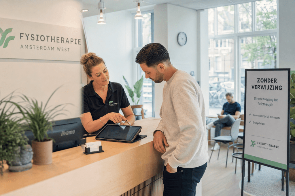 Hoe snel kun je terecht bij een fysiotherapeut in Amsterdam West en heb je een verwijzing van de huisarts nodig?