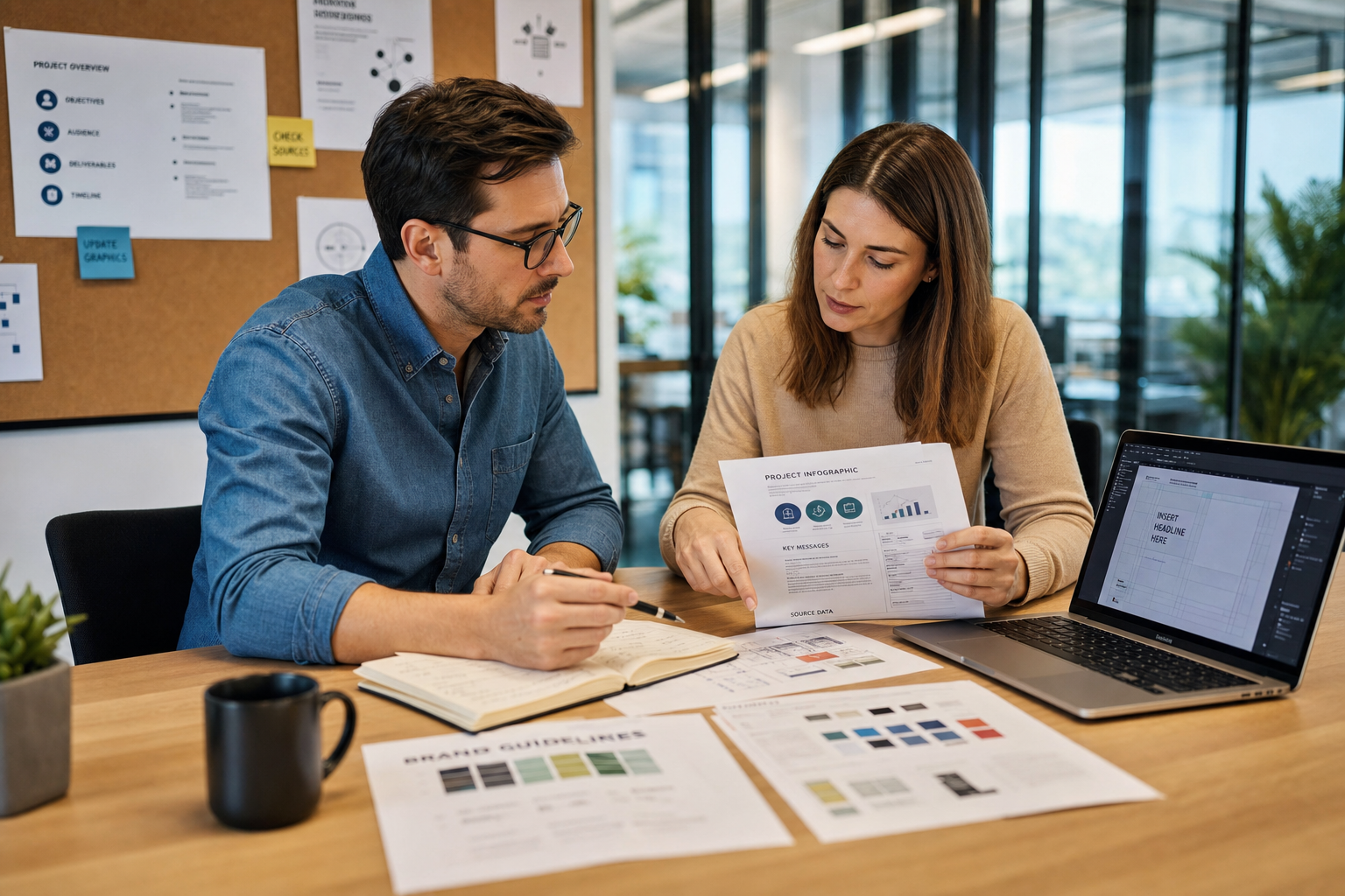 Informatie aanleveren voor infographic