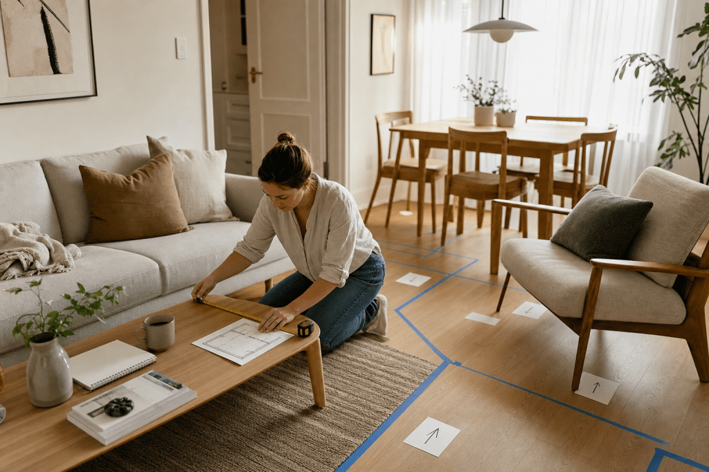 Hoe voorkom je miskopen en maak je een realistische meubelindeling in je interieurontwerp met looproutes en ergonomie als uitgangspunt?